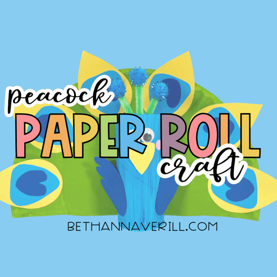 Peacock Paper Roll Craft