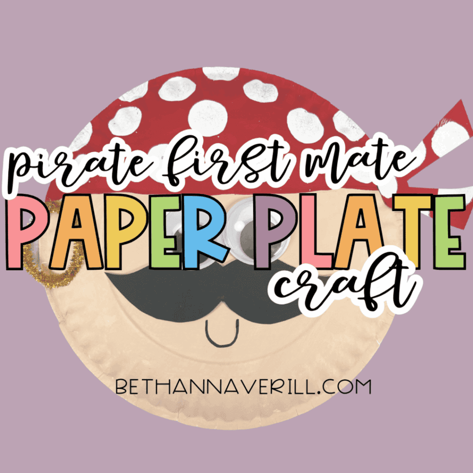 Pirate First Mate Boy Paper Plate Craft