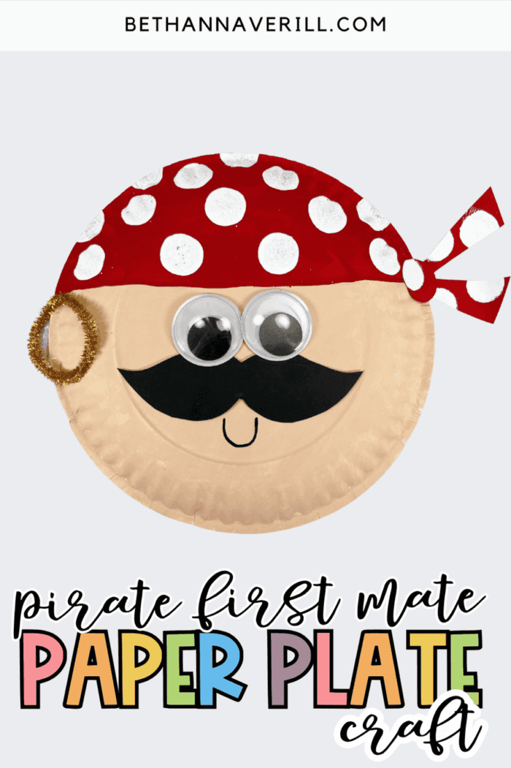 Pirate First Mate Boy Paper Plate Craft