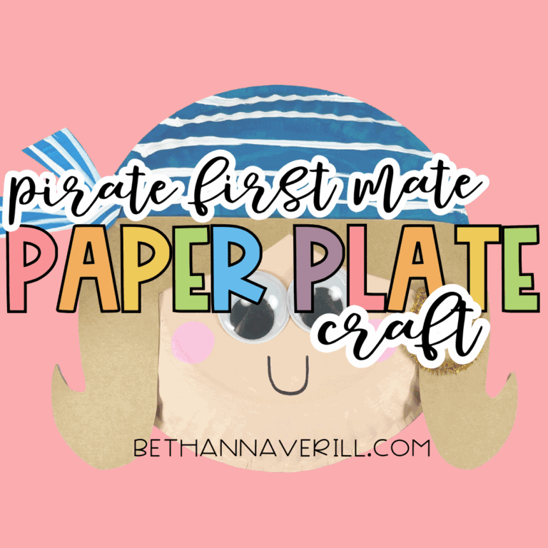 Pirate First Mate Girl Paper Plate Craft