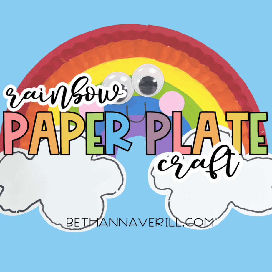 Rainbow Paper Plate Craft