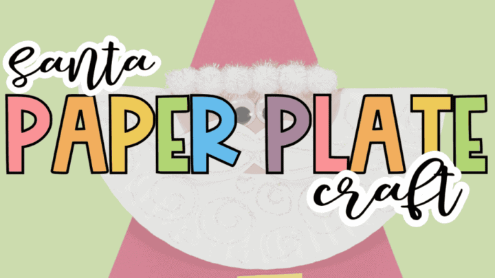 Santa Paper Plate Craft