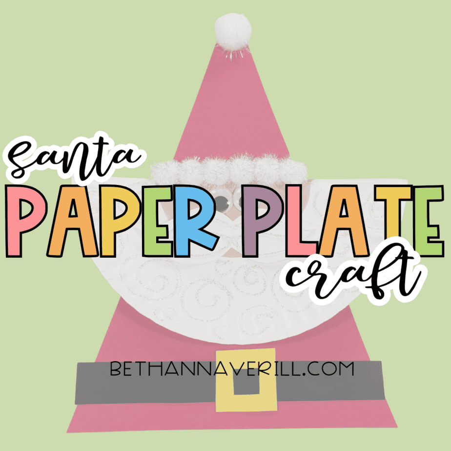 Santa Paper Plate Craft