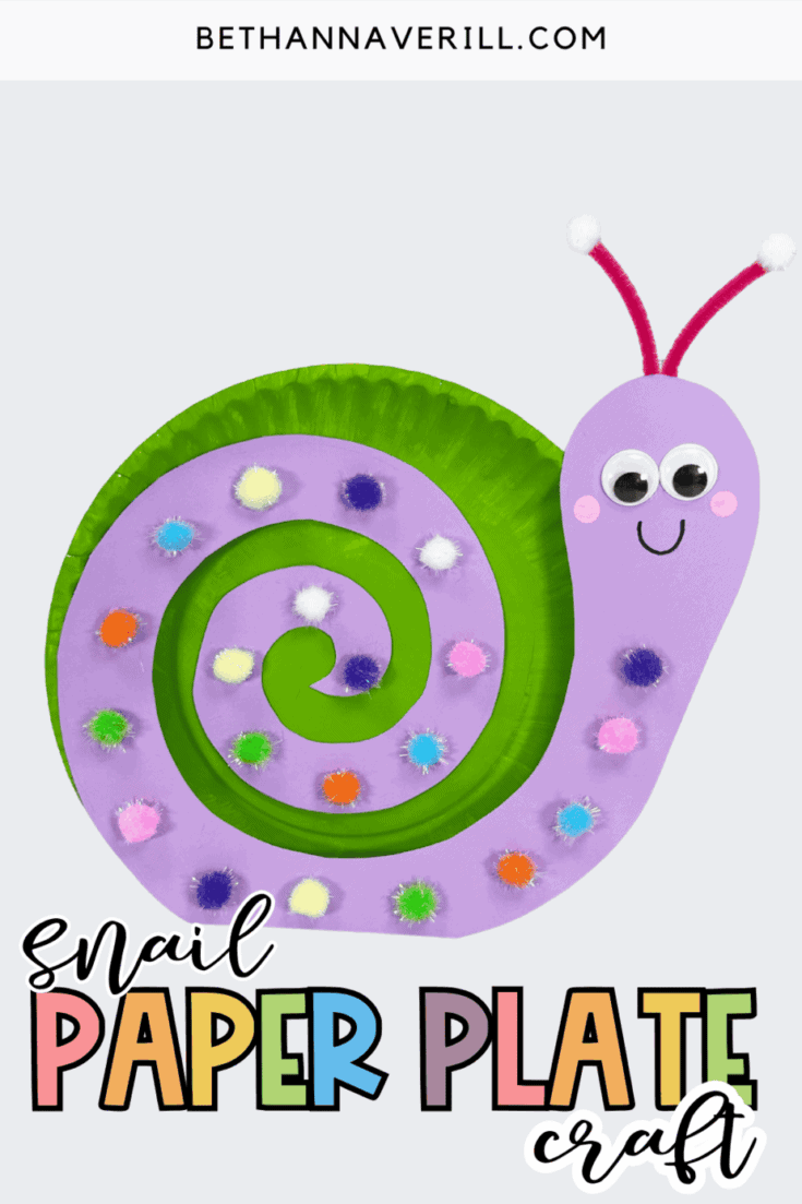 snail paper plate craft
