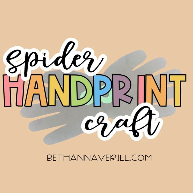 Spider Handprint Craft
