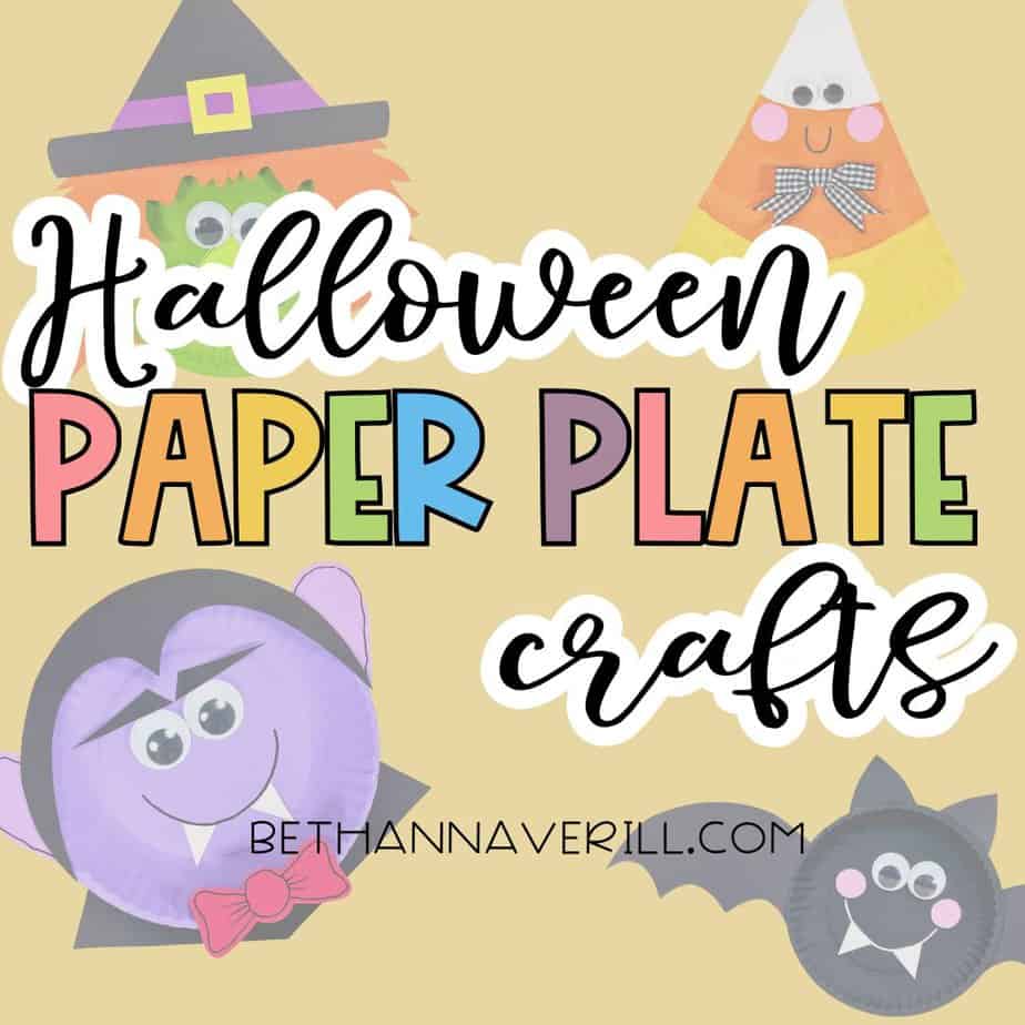 Paper Plate Halloween Crafts for Kids by Beth Ann Averill