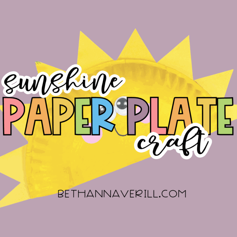 Paper Plate Sunshine Craft