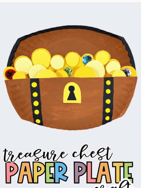 Paper Plate Treasure Chest Craft | Beth Ann Averill