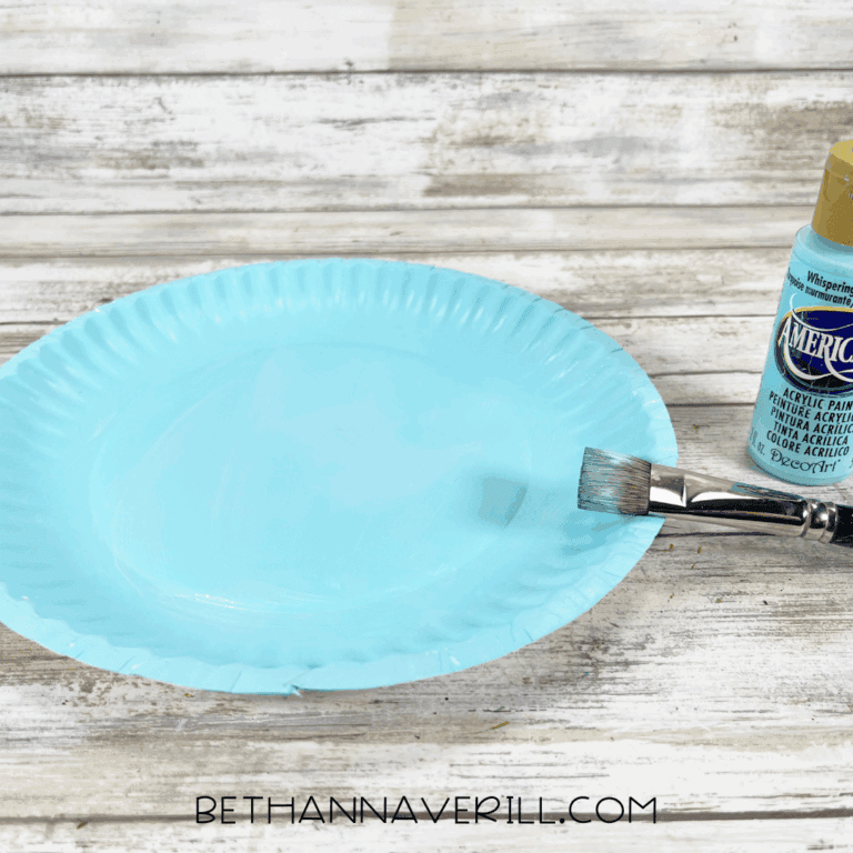 Winter Tree Paper Plate Craft | Beth Ann Averill