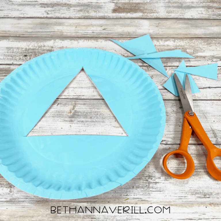 Winter Tree Paper Plate Craft | Beth Ann Averill
