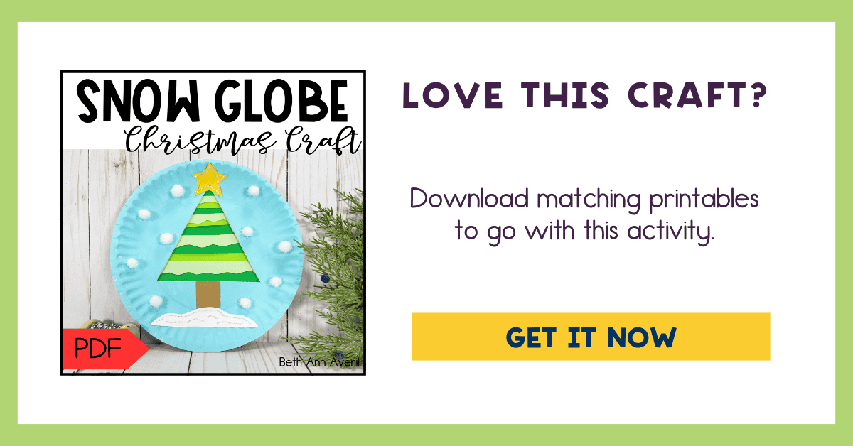 Winter Tree Paper Plate Craft | Beth Ann Averill
