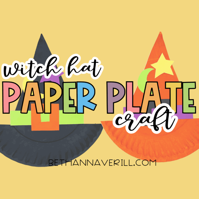 Witch Hat Paper Plate Craft