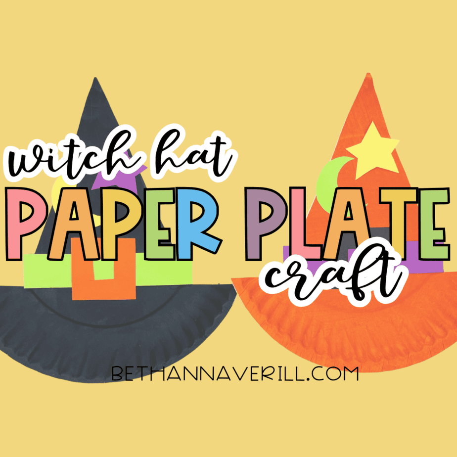 Witch Hat Paper Plate Craft
