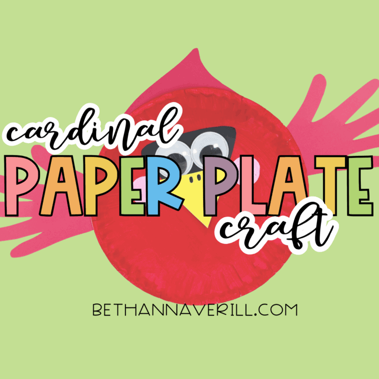 Cardinal Paper Plate Craft