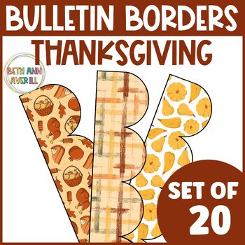 Image for Thanksgiving Bulletin Board Borders Ideas for November