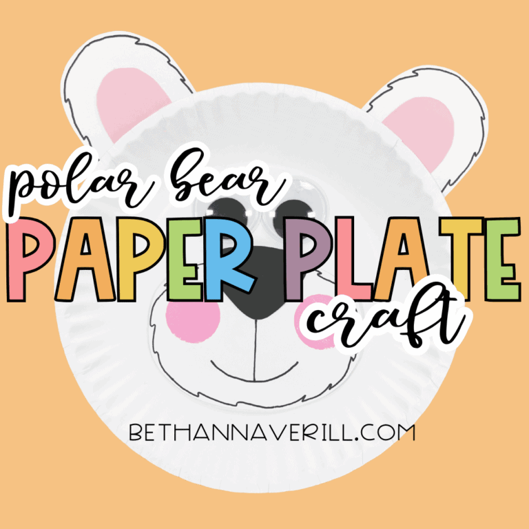 Polar Bear Paper Plate Craft