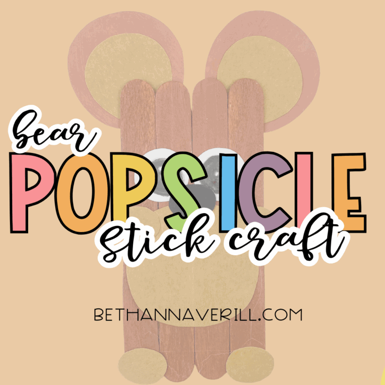 Bear Popsicle Stick Craft