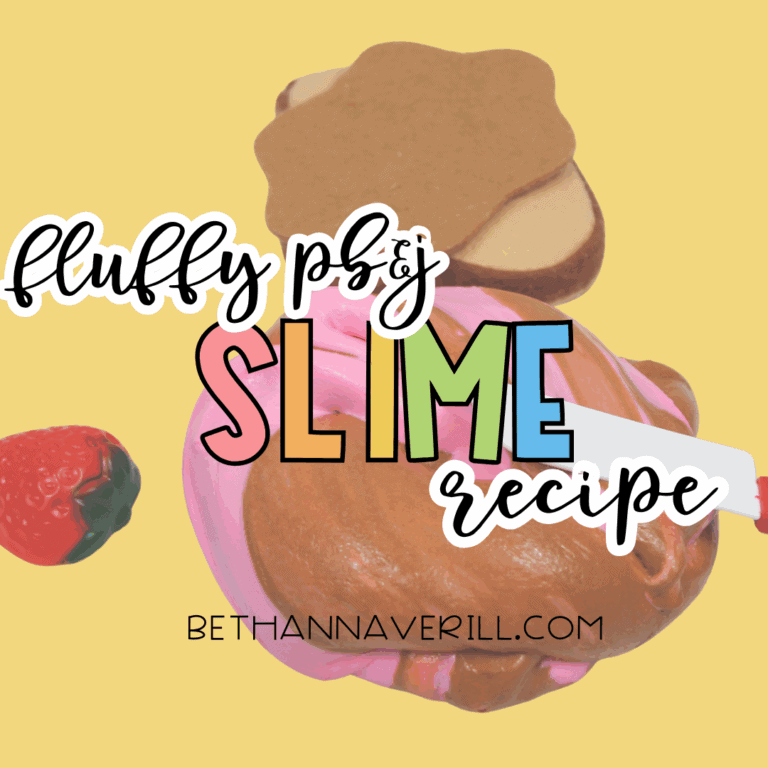 Fluffy Peanut Butter and Jelly Slime Recipe