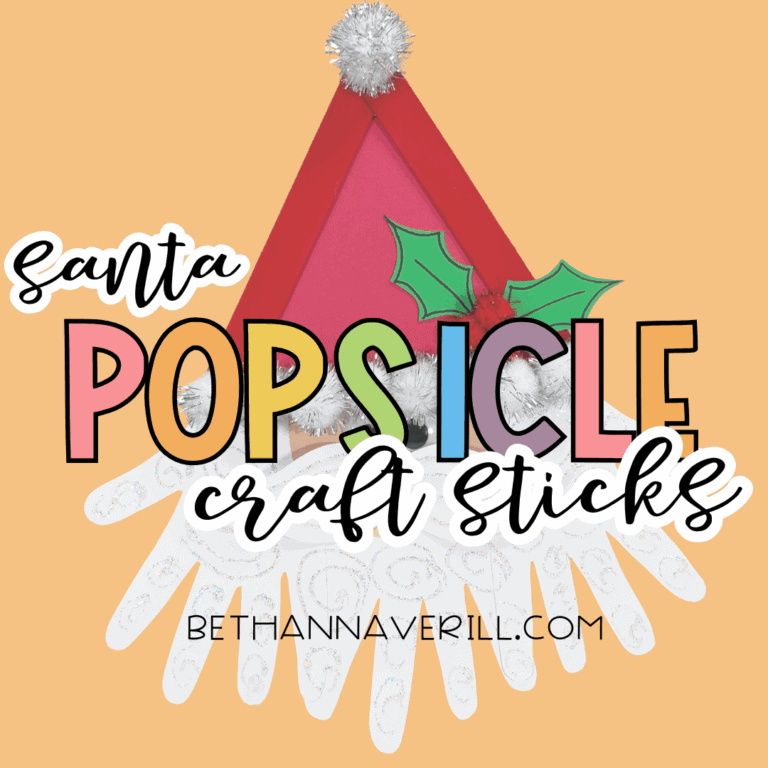Santa Popsicle Stick Craft