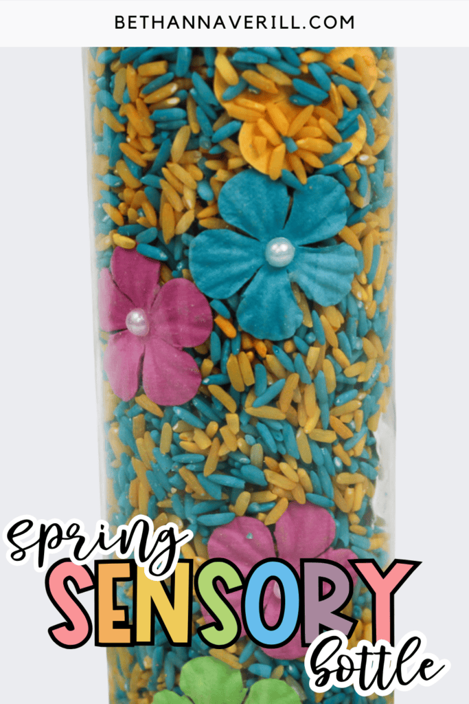 spring sensory bottle pin