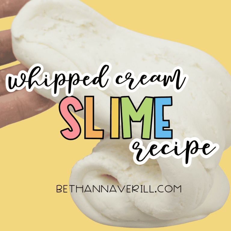 Whipped Cream Slime Recipe