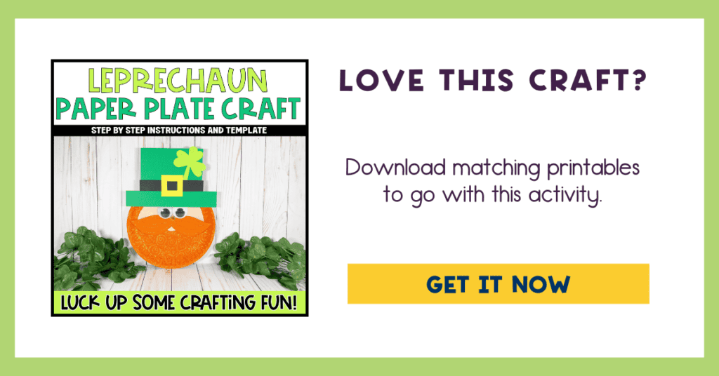 leprechaun paper plate craft ad