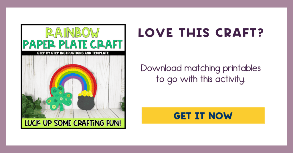 pot of gold paper plate craft ad