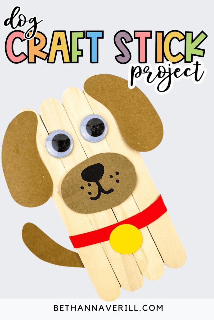 dog popsicle stick craft