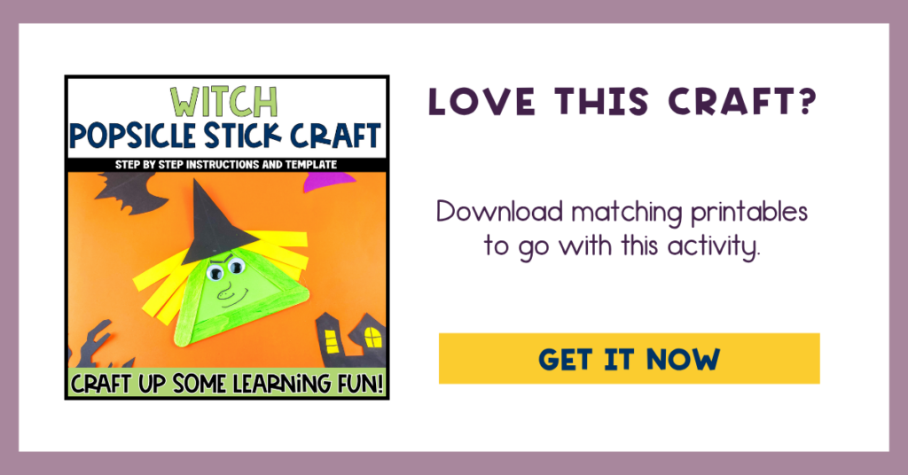 witch popsicle stick craft ebook