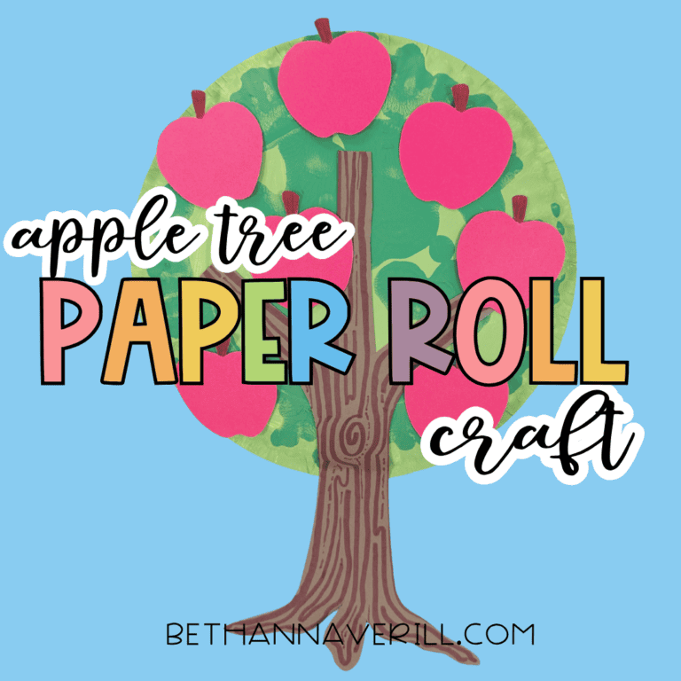 Paper Plate Apple Tree Craft for Kids